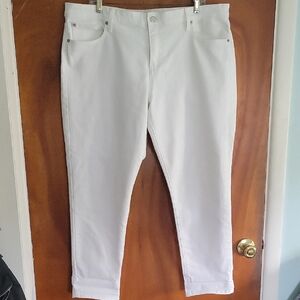 GAP GIRLFRIEND COUPE JEANS  18/34  WHITE